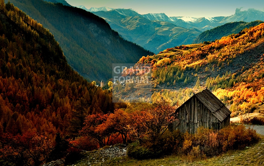 Paysage montagne photo impression et toile