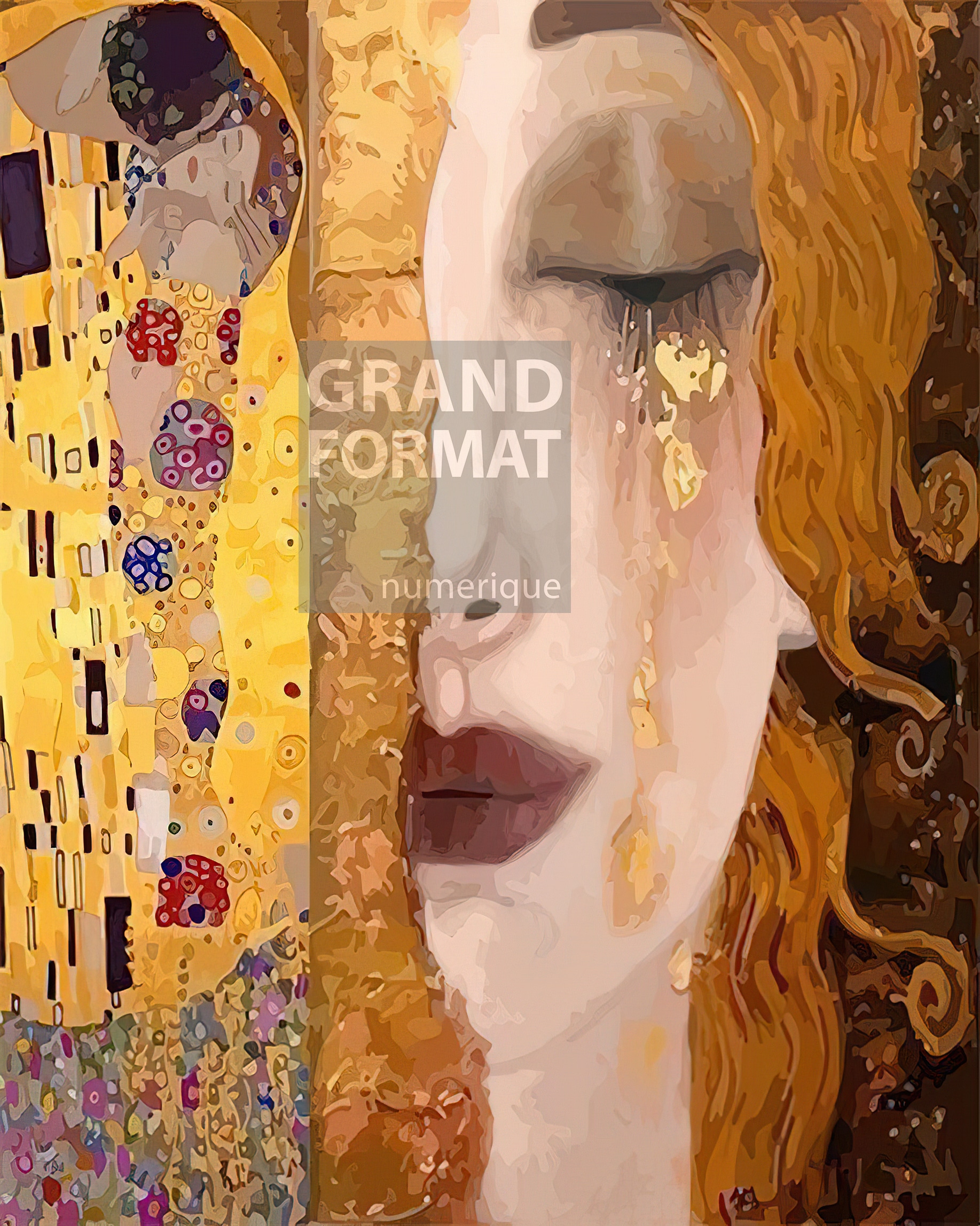Klimt Reproduction giclée sur toile