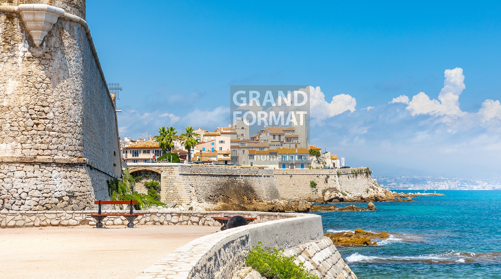 Antibes port photo impression et toile