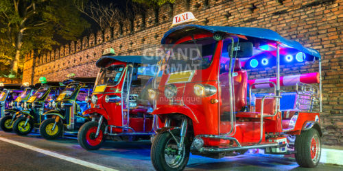 Bangkok taxi photo impression et toile