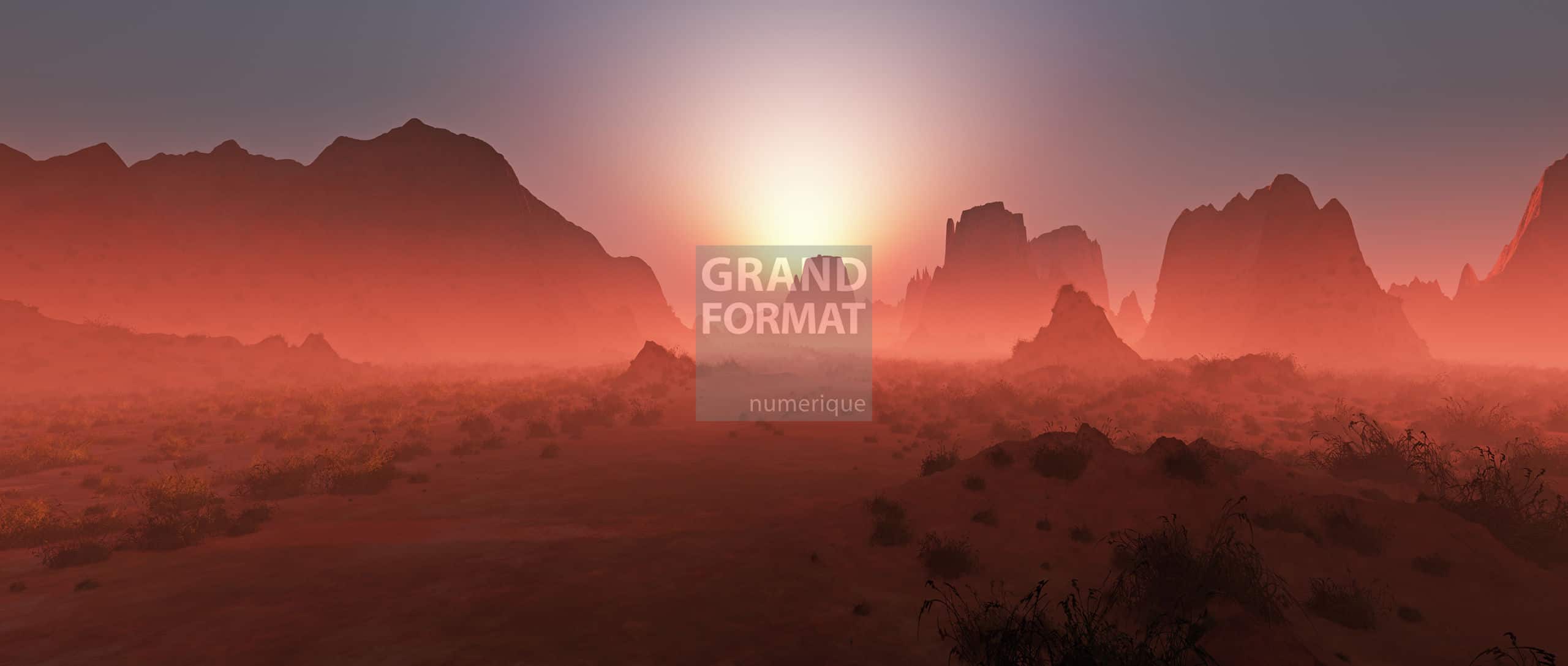 Désert photo impression et toile