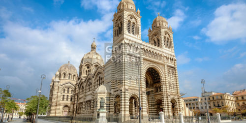 Marseille Cathédrale photo impression et toile