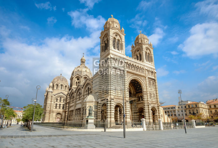 Marseille Cathédrale photo impression et toile