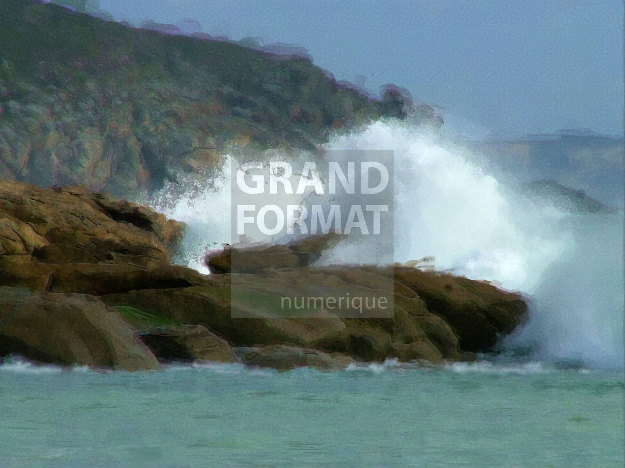 Mer photo impression et toile