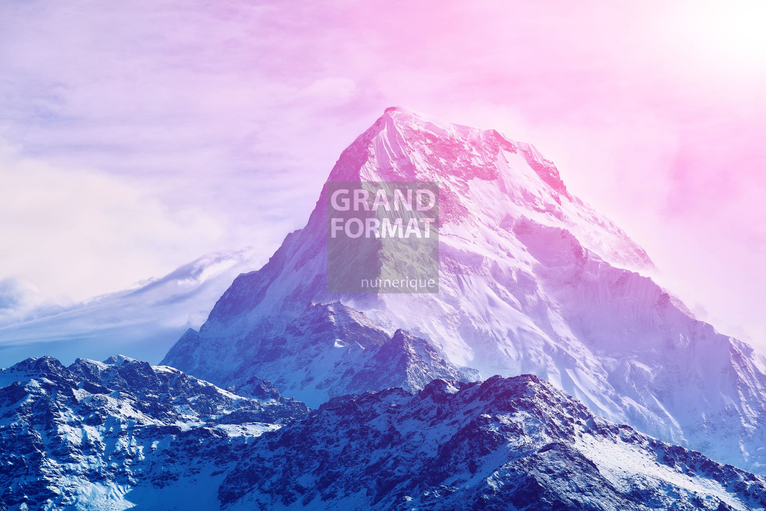 Alpes montagne photo impression et toile