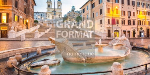 Rome fontaine photo impression et toile